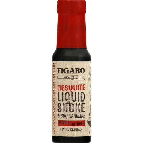 Figaro Liquid Smoke & BBQ Marinade, Mesquite