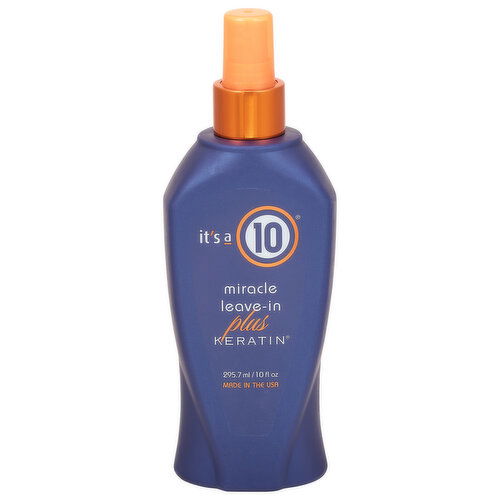 It's a 10 Miracle Leave-In, Plus Keratin