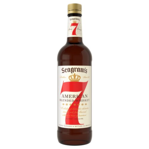 Seagram's Seagram's 7 Crown Blended American Whiskey, 750 ml    