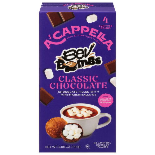 A'Cappella Chocolate Bombs, Classic Chocolate