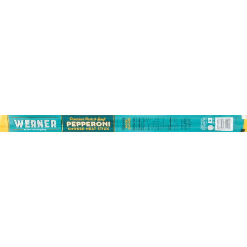 Werner Meat Stick, Smoked, Pepperoni