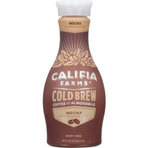 Califia Farms Coffee, with Almondmilk, Cold Brew, Mocha