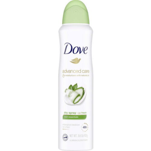 Dove Antiperspirant Deodorant, Cool Essentials, Dry Spray