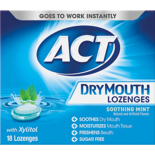 ACT Lozenges, Soothing Mint