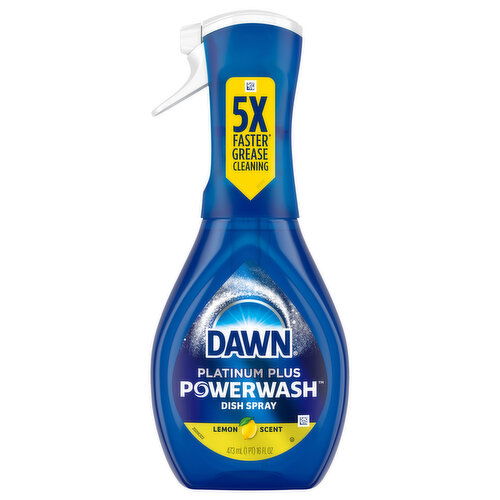Dawn Platinum Plus Lemon Scent Dish Spray - 16 Fluid Ounce