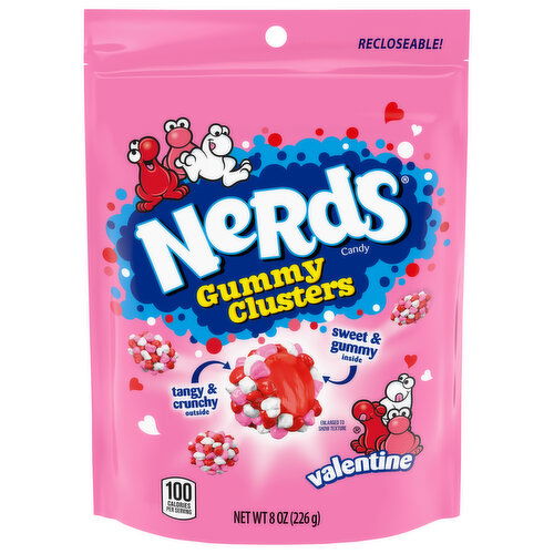 Nerds Candy, Gummy Clusters, Valentines