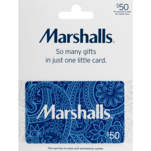 Marshalls Gift Card, $50