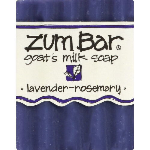 Zum Bar Soap, Goat's Milk, Lavender-Rosemary