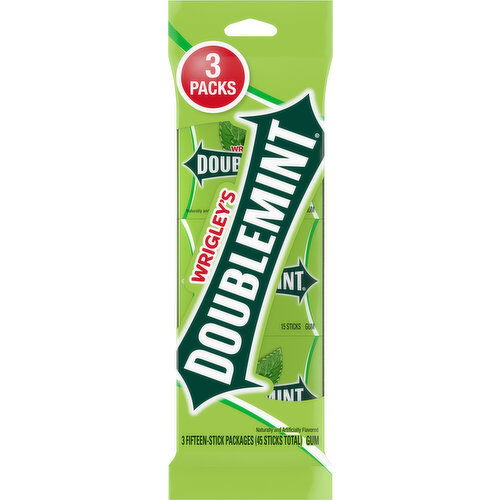 Doublemint Gum, 3 Packs