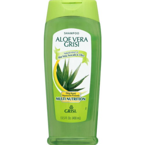 Grisi Shampoo, Aloe Vera - 13.5 Ounce