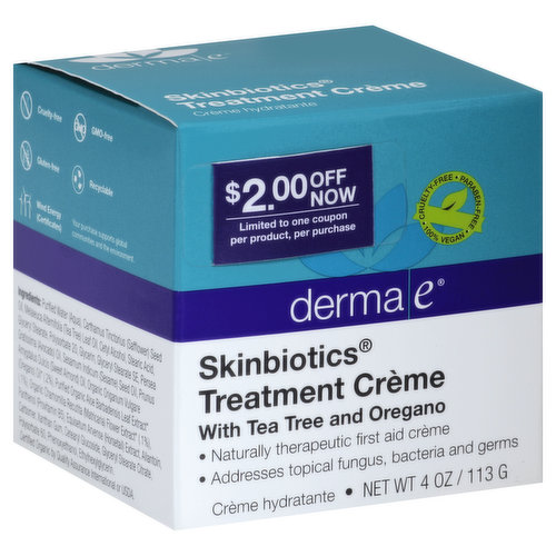 Derma E Treatment Creme, with Tea Tree and Oregano