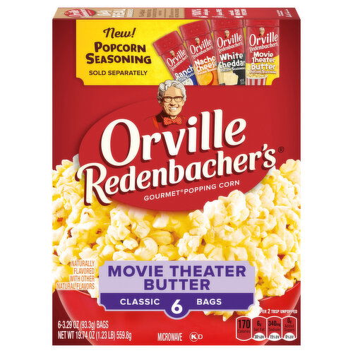 Orville Redenbacher's Movie Theater Butter Microwave Popcorn