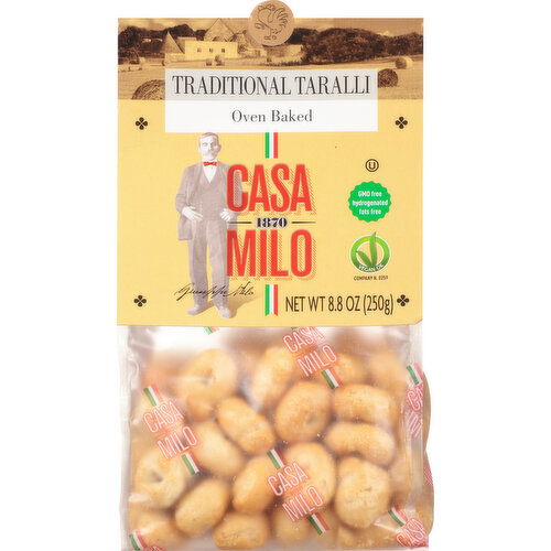 Casa Milo Taralli, Traditional, Oven Baked