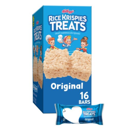 Rice Krispies Treats Crispy Marshmallow Squares, Original, Value Pack - 12.4 Ounce