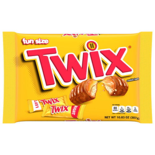 Twix Cookie Bars, Fun Size