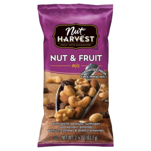 Nut Harvest Nut Harvest Nut & Fruit Mix 2.25 Oz