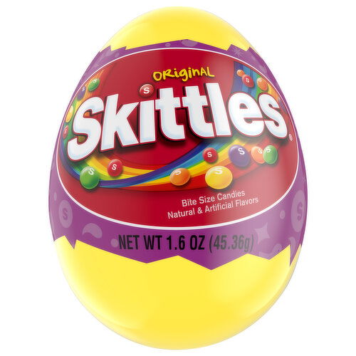 Skittles Candies, Original, Bite Size - 1.6 Ounce