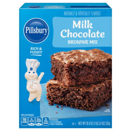 Pillsbury Brownie Mix, Milk Chocolate, Family Size