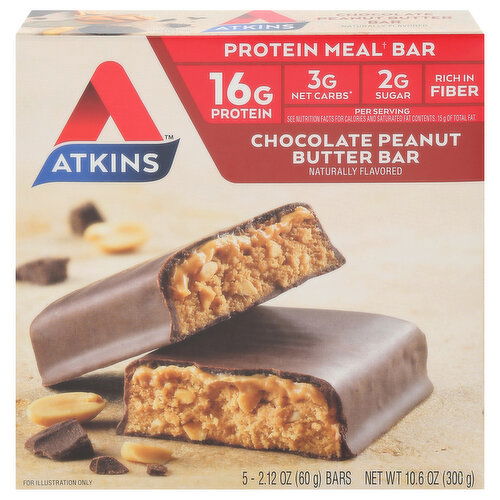 Atkins Protein Meal Bar, Chocolate Peanut Butter