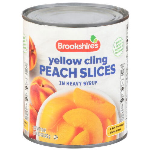 Brookshire's Peach Slices, Heavy Syrup