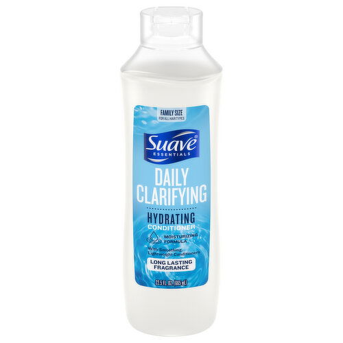 Suave Conditioner, Daily Clarifying, Hydrating, Family Size