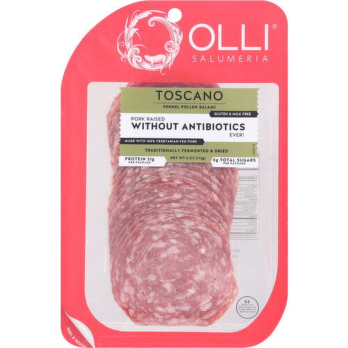 Olli Salumeria Salami, Fennel Pollen, Toscano