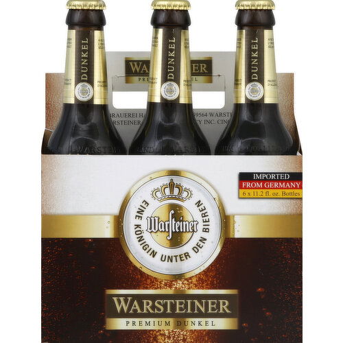 Warsteiner Beer, German, Dark, Premium Dunkel