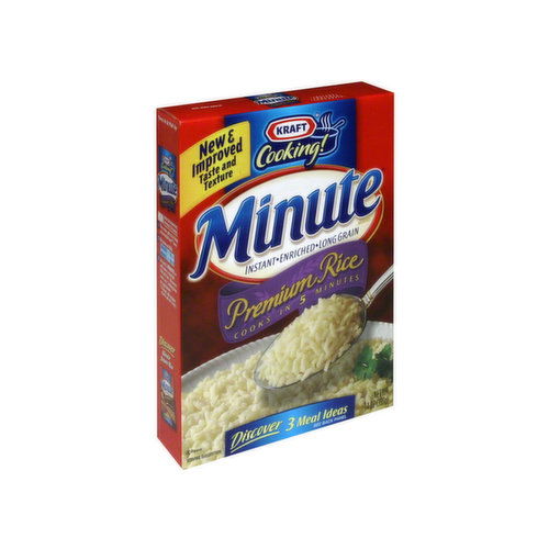 Minute Premium Rice, Instant, Enriched, Long Grain