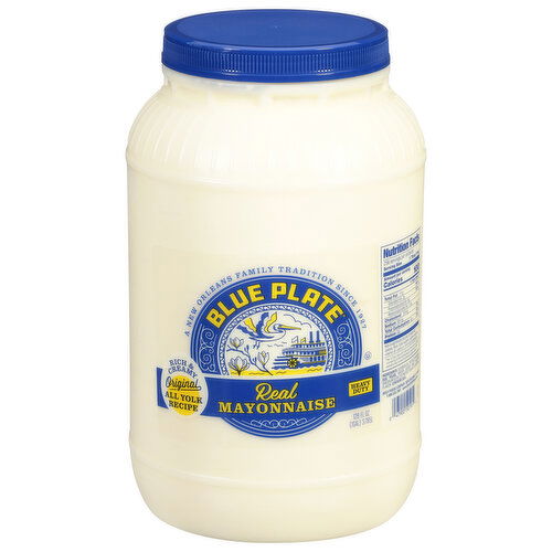 Blue Plate Mayonnaise, Real, Heavy Duty, Rich & Creamy, Original