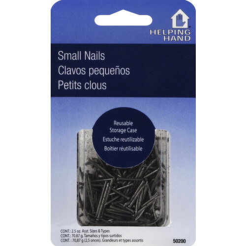 Helping Hand Small Nails, Asst. Sizes & Types