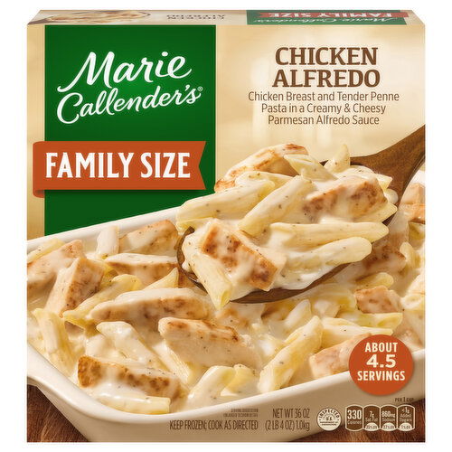Marie Callender's Pasta, Chicken Alfredo, Family Size - 36 Ounce