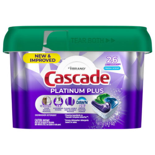 Cascade Dishwasher Detergent - 26 Each