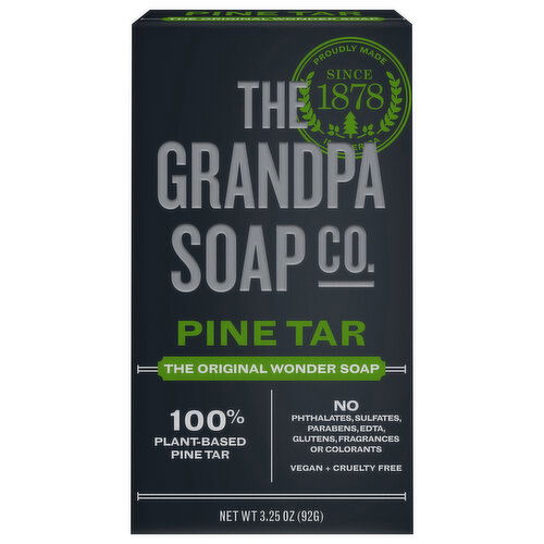 The Grandpa Soap Co. Soap, The Original Wonder, Pine Tar