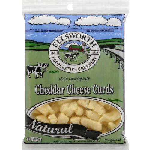 Ellsworth Cheese Curds, Cheddar