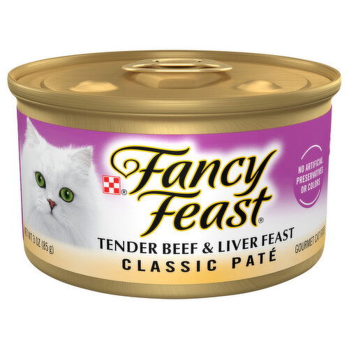 Fancy Feast Cat Food Gourmet Tender Beef Liver Feast Classic Pate Super 1 Foods