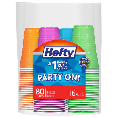 Hefty Cups, 16 Fluid Ounce