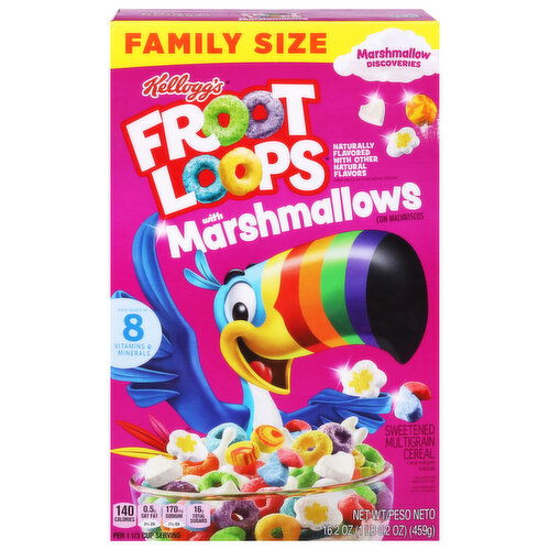 Froot Loops Cereal with Marshmallow Family Size - 16.2 Ounce