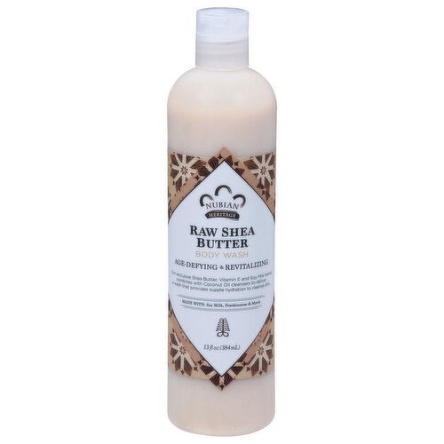 Nubian Heritage Body Wash, Raw Shea Butter