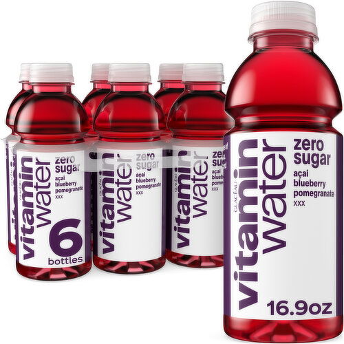 vitaminwater  xxx, Electrolyte Enhanced Water W/ Vitamins, Açai-Blueberry-Pomegranate Drinks