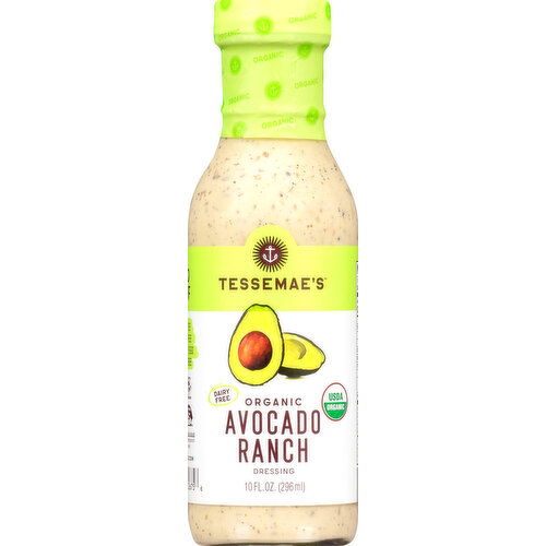 Tessemae's Dressing, Organic, Avocado Ranch