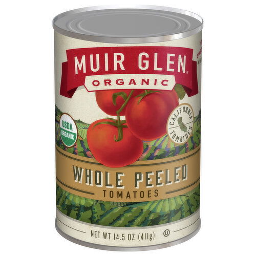 Muir Glen Organic Tomatoes, Whole Peeled