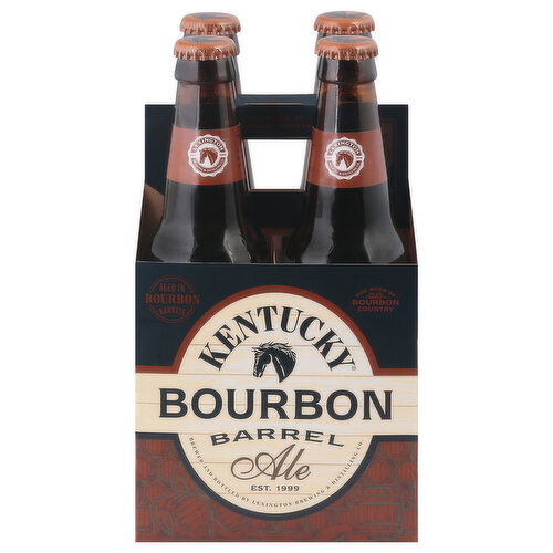 Kentucky Ale Beer, Bourbon Barrel - 4 Each