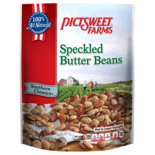 Pictsweet Farms Butter Beans, Speckled