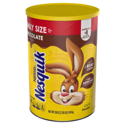 Nesquik Powder, Chocolate Flavor, Family Size