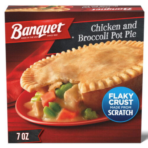 Banquet Chicken and Broccoli Frozen Pot Pie Dinner