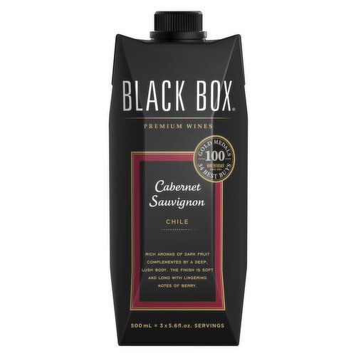 Black Box Cabernet Red Wine 500ml Tetra 