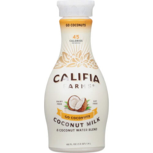 Califia Farms Coconut Milk & Coconut Water Blend, Go Coconuts