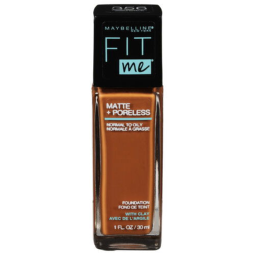 Fit me! Foundation, Matte + Poreless, Warm Coconut 356 - 1 Fluid Ounce