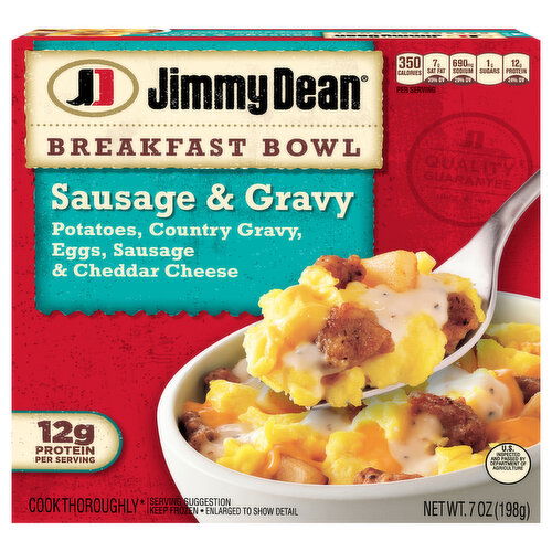 Jimmy Dean Breakfast Bowl, Sausage & Gravy