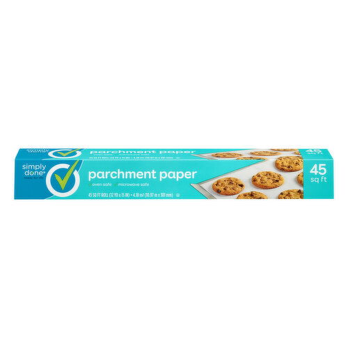 Simply Done Parchment Paper, 45 Square Feet